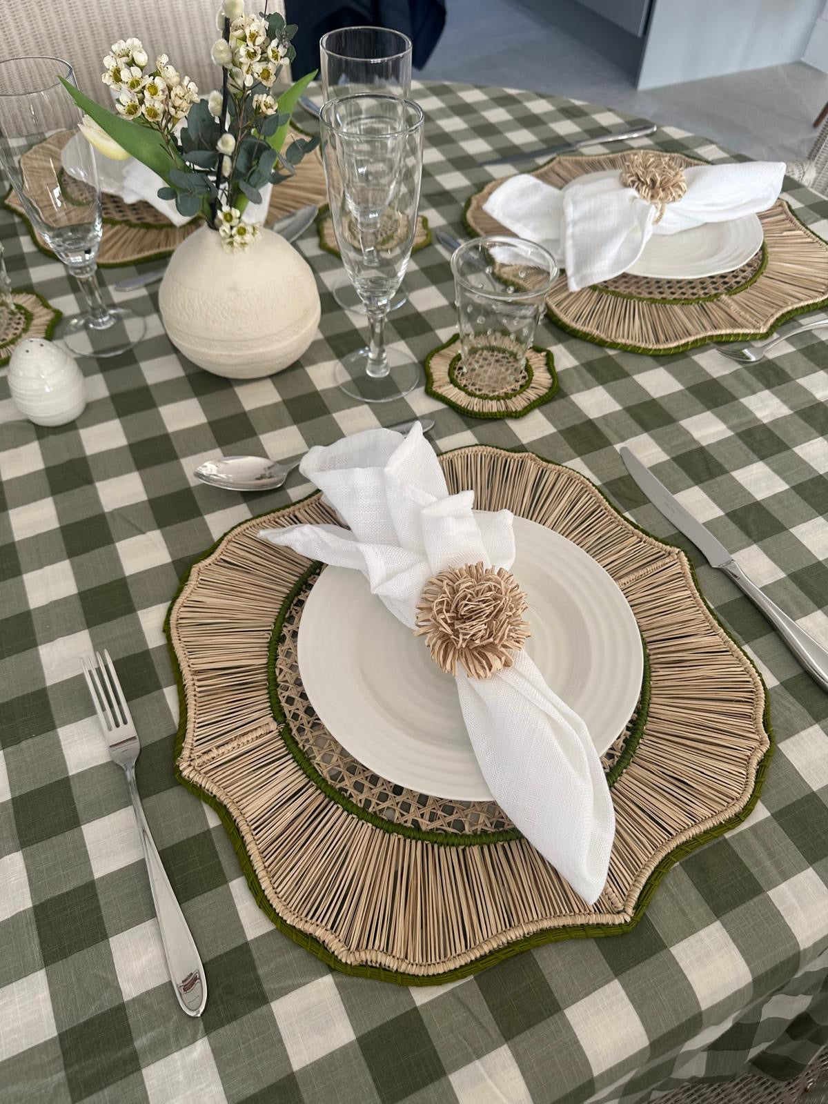 Cordillera Pompom Napkin Ring - Sets