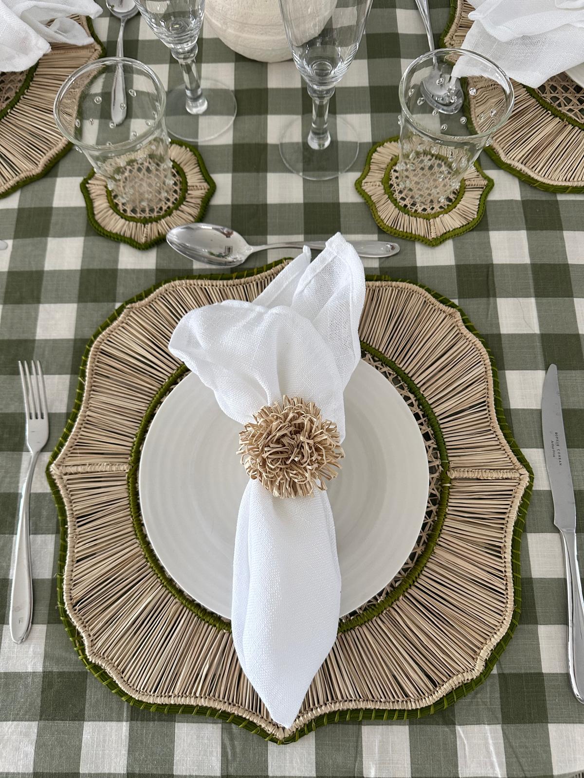 Cordillera Scalloped Placemat - Sets