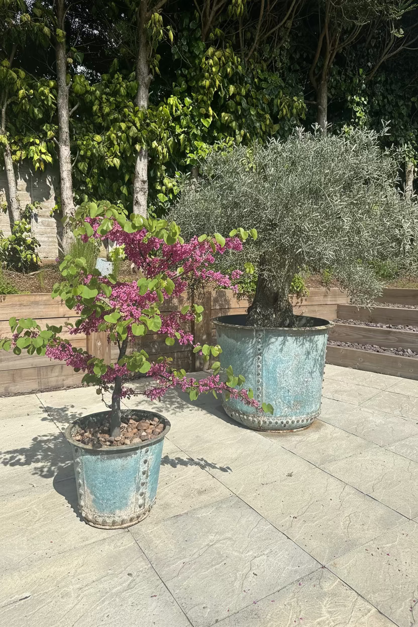 The Riveted Garden Planter