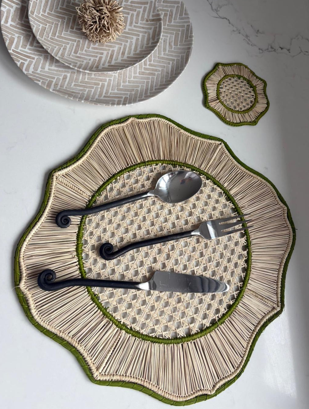 Cordillera Scalloped Placemat - Sets